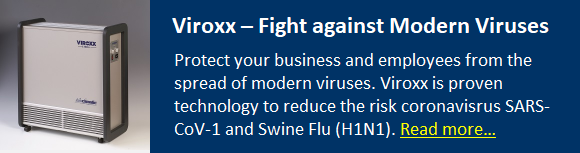 Image and information about our Viroxx system